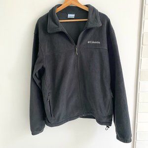 Columbia - (XL) Black Zip-up Fleece